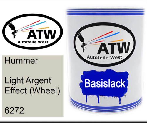 Hummer, Light Argent Effect (Wheel), 6272: 1L Lackdose, von ATW Autoteile West.